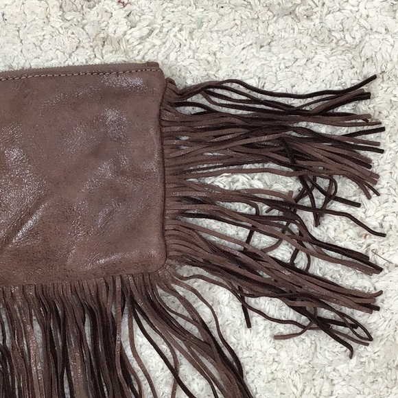 Hobo Sable leather full fringe wristlet - Picture 4 of 13